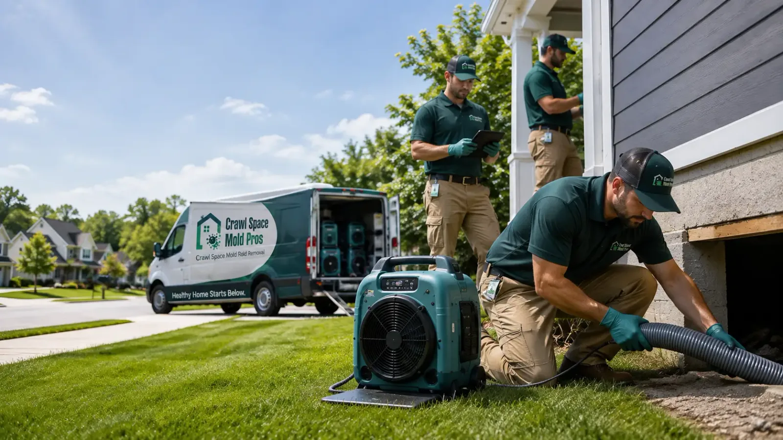 Crawl Space Mold Removal in Trinway, OH